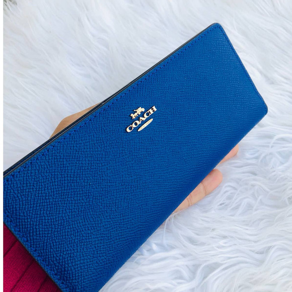 Coach Handbags - New 🎀 Coach Slim Wallet Sport Blue